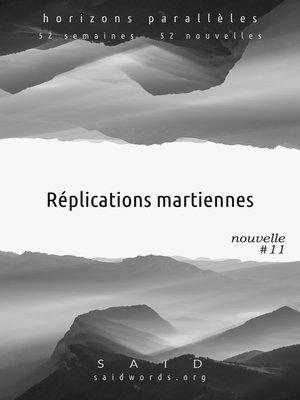 cover image of Réplications martiennes
